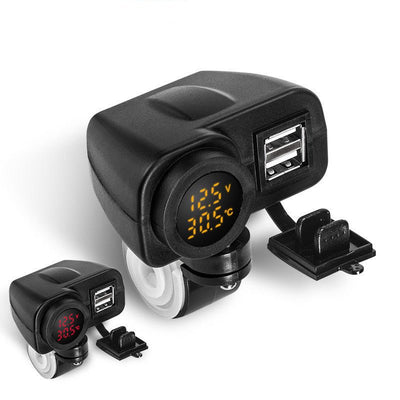 Motorcycle Car Mobile Phone Charger Waterproof With Switch - Zambeel