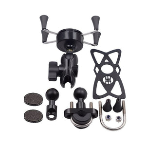 Motorcycle Mobile Phone Bracket Modification Electric Bike Bicycle Accessories Aluminum Alloy Base Bracket - Zambeel