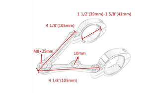 Motorcycle Modified Headlight Bracket - Zambeel