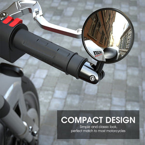 Motorcycle Modified Rider Mirror Reversing Mirror - Zambeel