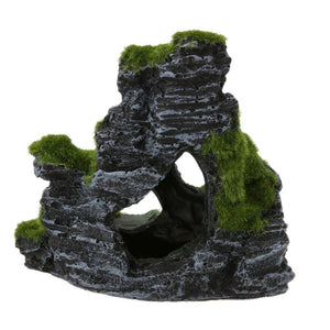Mountain View Aquarium Cave Cave Fish Tank Ornaments - Zambeel