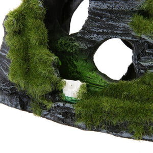 Mountain View Aquarium Cave Cave Fish Tank Ornaments - Zambeel