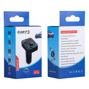 Mp3 Player Car Bluetooth With Ambient Light - Zambeel