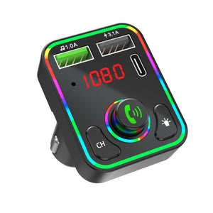 Mp3 Player Car Bluetooth With Ambient Light - Zambeel