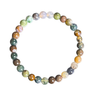 Multi - color Natural Stone Bead Bracelet For Women - Zambeel