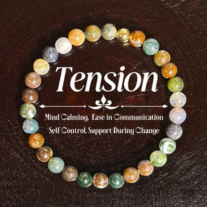Multi - color Natural Stone Bead Bracelet For Women - Zambeel