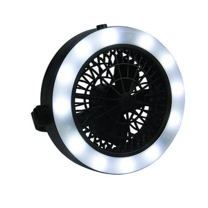 Multi - function Waterproof Fan Rechargeable Portable Camping Tent Light Outdoor Lamp Fishing Cooling Fan Lamp Camping Light - Zambeel