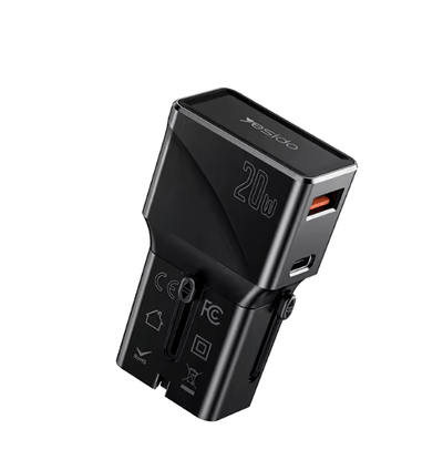 Multi Plug Outlet USB Travel Charger - Zambeel