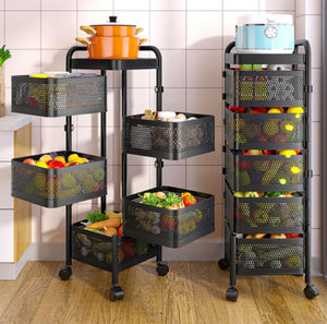 Multi - Tier Rolling Storage Cart © - Zambeel