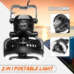 Multifunctional 18Led Camping Fan Light - Zambeel