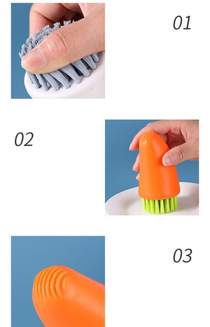 Multifunctional Carrot Brush Kitchen Household Kitchen Gadgets - Zambeel