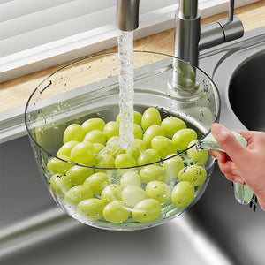 Multifunctional Drainage Basin For Domestic Kitchen Rice Fruit Washing Basket Vegetable Basket Wash Multi Function Kitchen Gadgets - Zambeel