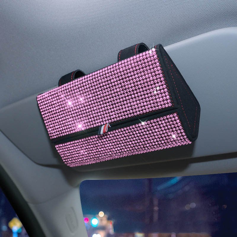 Multifunctional Glasses Case For Diamond - Encrusted Car - Zambeel
