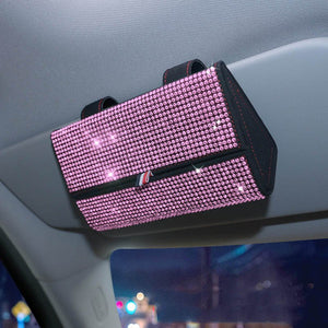 Multifunctional Glasses Case For Diamond - Encrusted Car - Zambeel