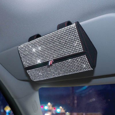 Multifunctional Glasses Case For Diamond - Encrusted Car - Zambeel