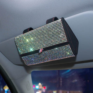 Multifunctional Glasses Case For Diamond - Encrusted Car - Zambeel