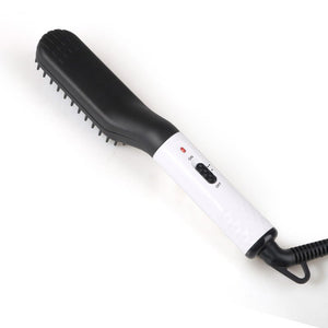 Multifunctional Hair Straightener Hair Comb Brush Men Beard Straightener Straightening - Zambeel