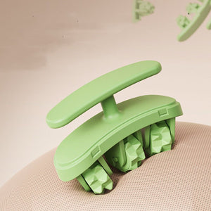 Multifunctional Manual Round Massager Roller Fitness Waist Buttocks Muscles Leg Gripper Stovepipe Thigh Removable Massage Gym Tool Beauty Health - Zambeel