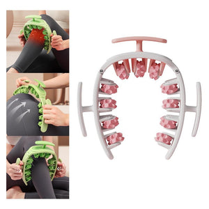 Multifunctional Manual Round Massager Roller Fitness Waist Buttocks Muscles Leg Gripper Stovepipe Thigh Removable Massage Gym Tool Beauty Health - Zambeel