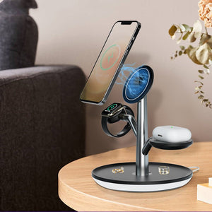 Multifunctional Mobile Phone Magnetic Suction Wireless Charger Bracket - Zambeel