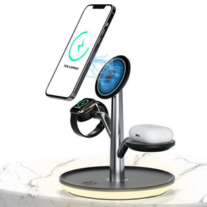 Multifunctional Mobile Phone Magnetic Suction Wireless Charger Bracket - Zambeel