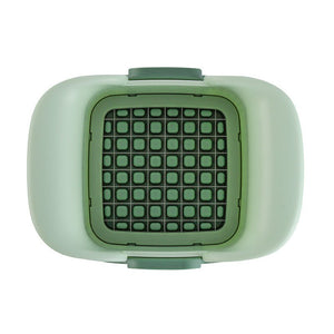 Multifunctional Vegetable Chopper French Fries Cutter Household Hand Pressure Onion Dicer Cucumber Potato Slicer Kitchen Tools - Zambeel