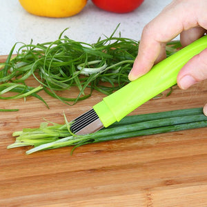Multifunctional Vegetable Cutter Kitchen Gadgets Chopped Green Onion Knife - Zambeel