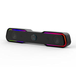 Multimedia Wired Rgb Luminous Subwoofer Computer Notebook Mobile Phone Audio Box - Zambeel