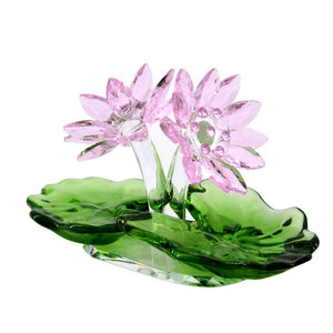 Mushroom Crafts Pineapple Goldfish Flower Pot Swan Butterfly Pig Crystal Ornaments - Zambeel