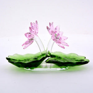 Mushroom Crafts Pineapple Goldfish Flower Pot Swan Butterfly Pig Crystal Ornaments - Zambeel