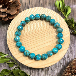 Natural South African Turquoise Bracelet For Men And Women - Zambeel