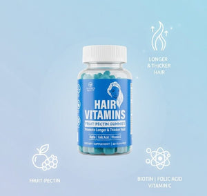Nature’s Beauty - Hair Vitamins Fruit - Pectin Gummies (Original) - Zambeel