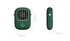 Neck Fan Portable Mini Usb Fan 5V Air Cooler Rechargeable Ventilador Small Travel Handheld Electric Fan Silent Cooling For Home - Zambeel