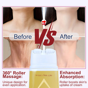Neck Firming Roller Cream Lifts Dilutes Neck Lines Deeply Nourishes Easily Absorbed Massages And Soothes Neck Skin Care - Zambeel