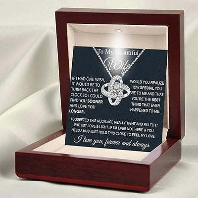 Necklace Silver Card Light Box - Zambeel