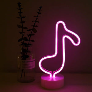 Neon Lights With Round Base - Zambeel