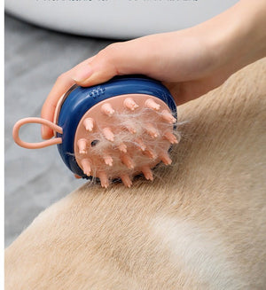 New 2 In 1 Pet Cat Dog Cleaning Bathing Massage Shampoo Soap Dispensing Grooming Brush Pets Supplies - Zambeel