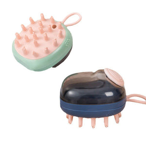 New 2 In 1 Pet Cat Dog Cleaning Bathing Massage Shampoo Soap Dispensing Grooming Brush Pets Supplies - Zambeel
