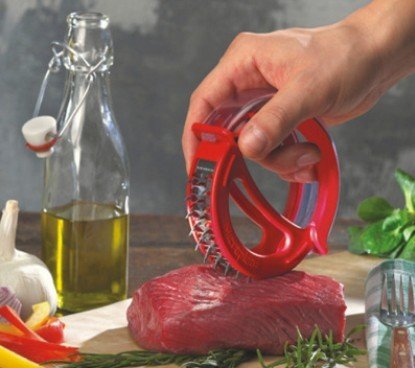 New 4 to 1 Stainless Steel 48 Blade Meat Tenderizer Tool - Zambeel