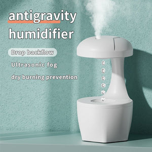 New Arrival Portable 800ml H2o Anti Gravity Usb Air Water Droplet Cool Mist Smooth Sailing Aromatherapy Humidifier For Bedroom - Zambeel