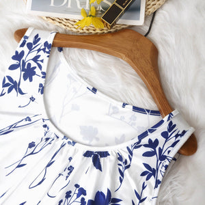 New Arrival Solid - color Printed Casual Plus - size Tank Top - Zambeel