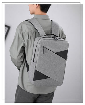 New Business Commute Business Trip Computer Backpack Men's Three - piece Set - Zambeel