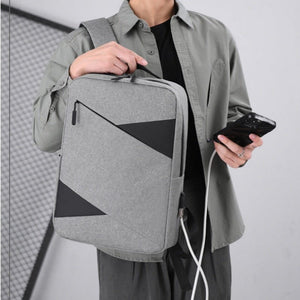 New Business Commute Business Trip Computer Backpack Men's Three - piece Set - Zambeel