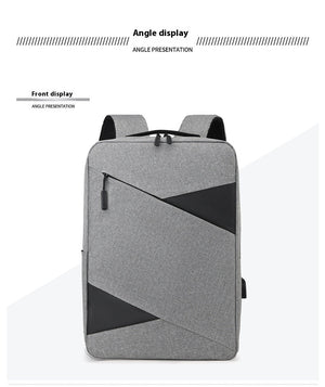 New Business Commute Business Trip Computer Backpack Men's Three - piece Set - Zambeel