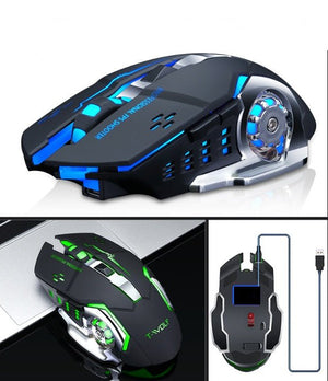 New Charging Wireless Mouse Mute - Zambeel