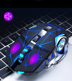 New Charging Wireless Mouse Mute - Zambeel