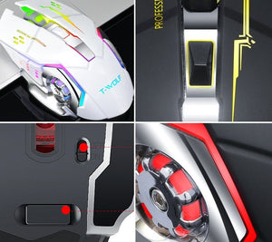 New Charging Wireless Mouse Mute - Zambeel