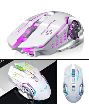 New Charging Wireless Mouse Mute - Zambeel