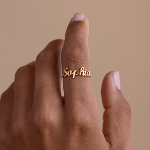 New Custom Name Ring - Zambeel