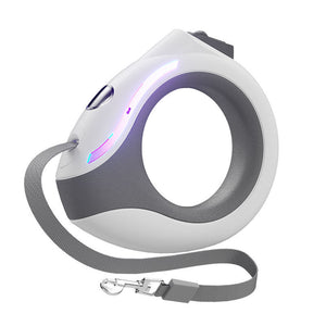 New Dog Traction Rope LED Night Lighting Automatic Retractable Leash Pet Supplies - Zambeel